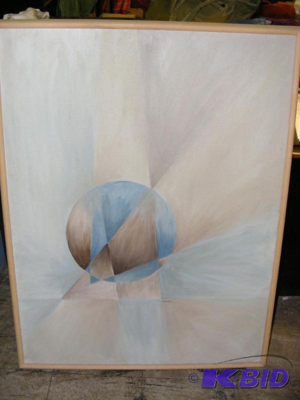 Oil Painting on Canvas Sign Twichell approx 3...