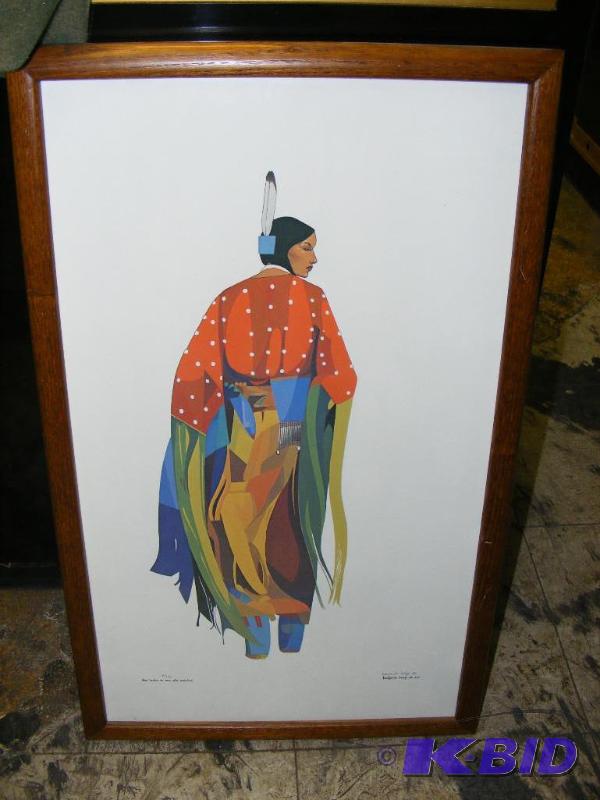 Original Print, &quotshe looks to see who wa...