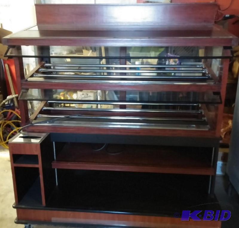 Solid Wood with sneeze guard Pastry, bread me...