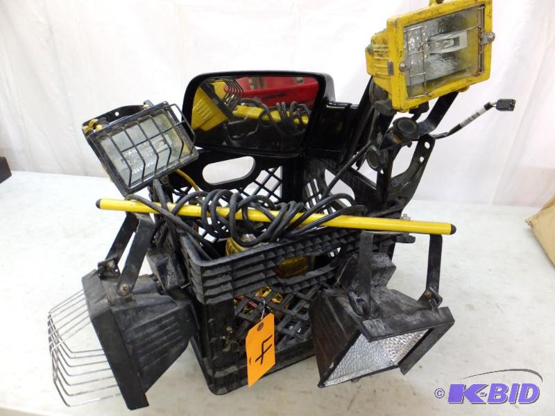 lot 4 image: Work Lights and Side-View Mirror