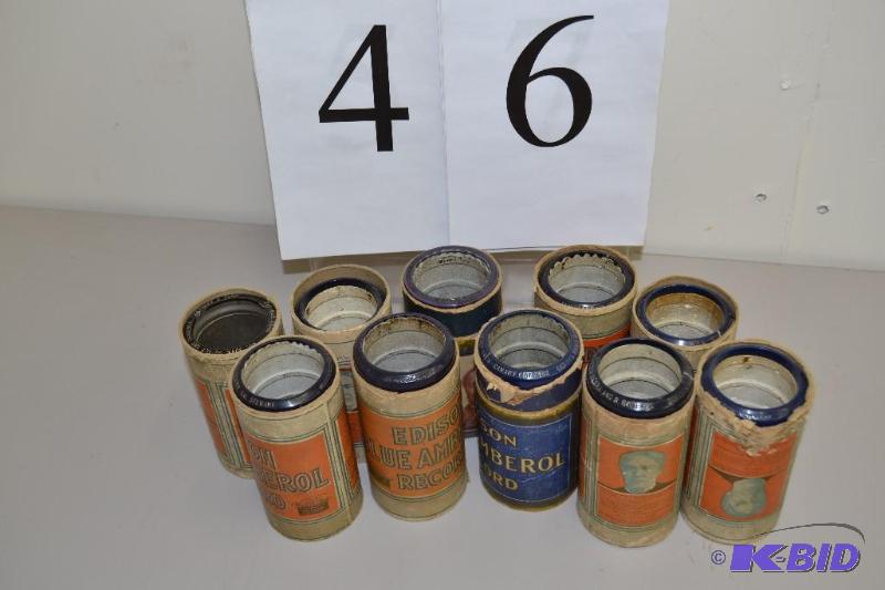 lot 46 image: Edison Amberola records