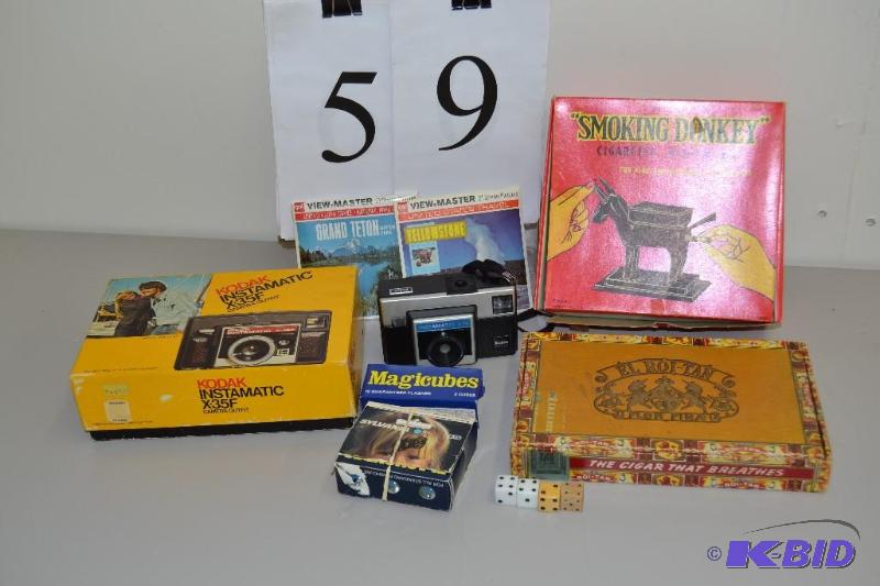 lot 59 image: Cameras, donkey