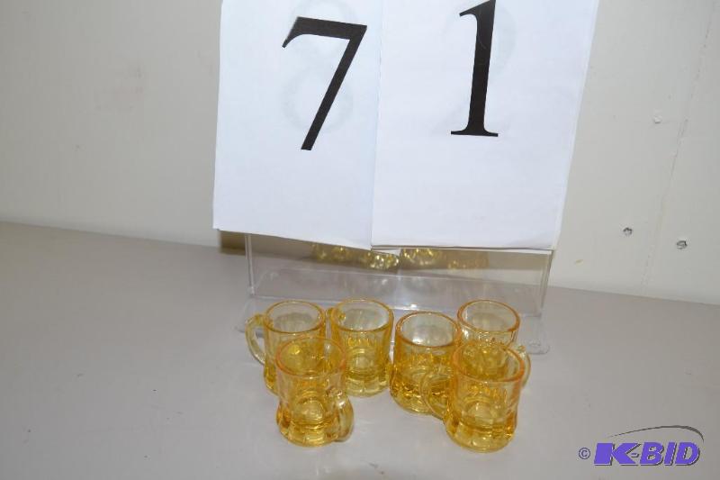 lot 71 image: Mini beer mug shot glasses
