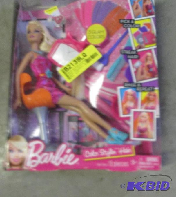 lot 111 image: Barbie color styling hair...