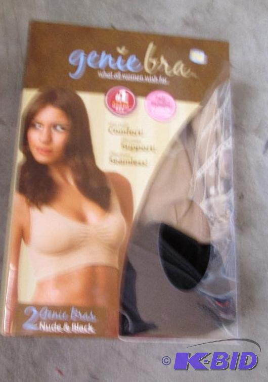 lot 133 image: genie bra set of two colors nude and black s...