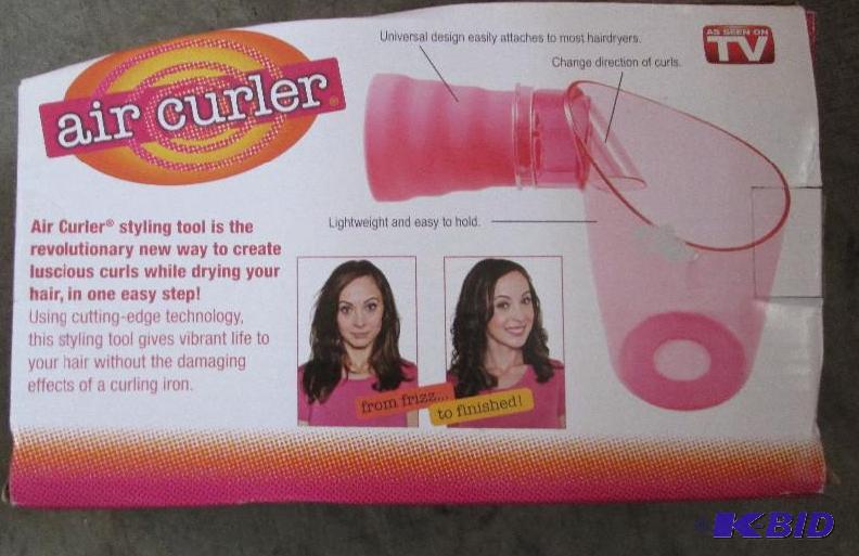 lot 139 image: Air curler curl and dry your hair in 1 step...
