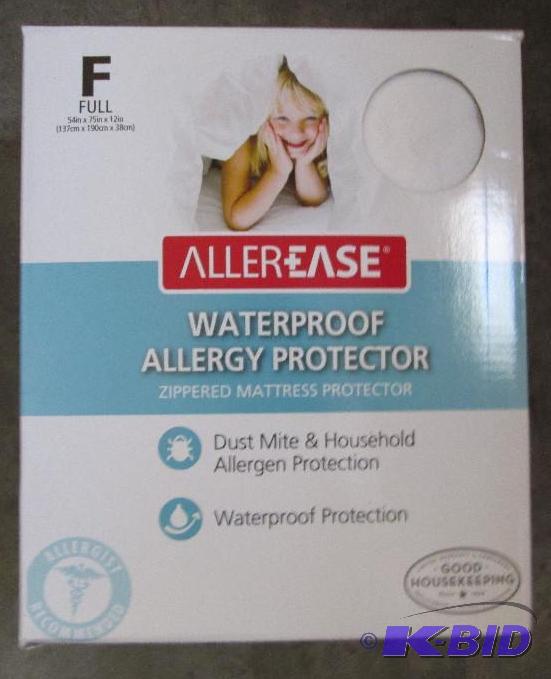 lot 149 image: waterproof allergy protector zippered mattres...