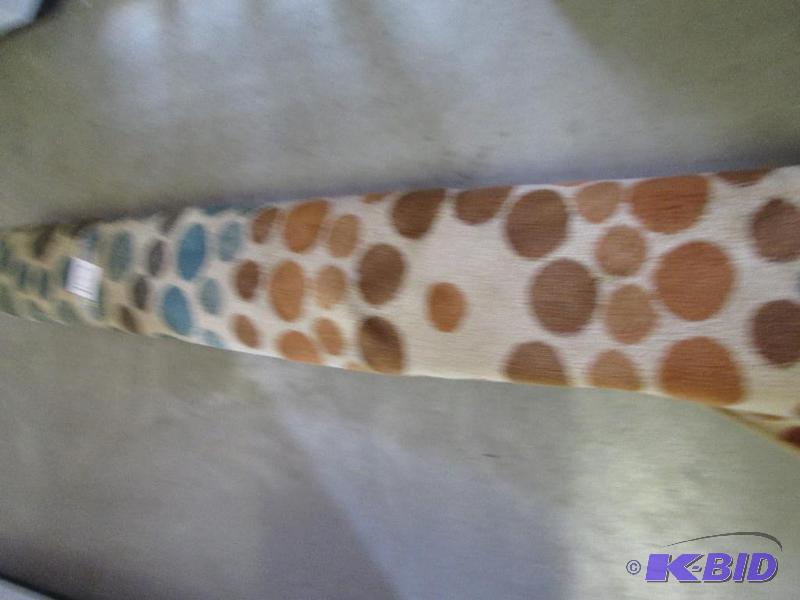 lot 152 image: large polka dot floor mat...