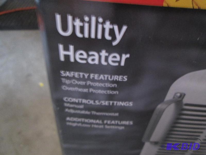 lot 153 image: utility heater...