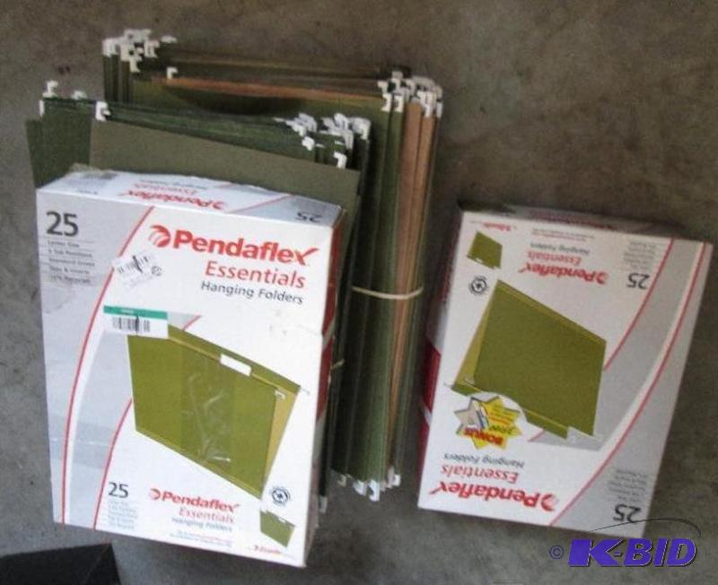 lot 176 image: Pendaflex essentials hanging folders, approxi...