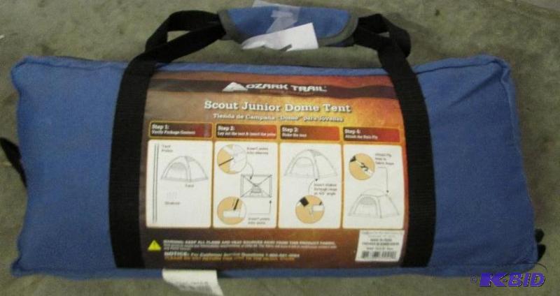 lot 189 image: scout junior dome tent -used...