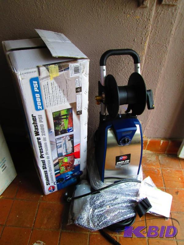 lot 195 image: all power, 2000 psi, pressure washer, appears...