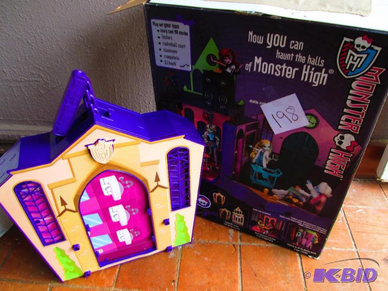 lot 198 image: Monster High toy...