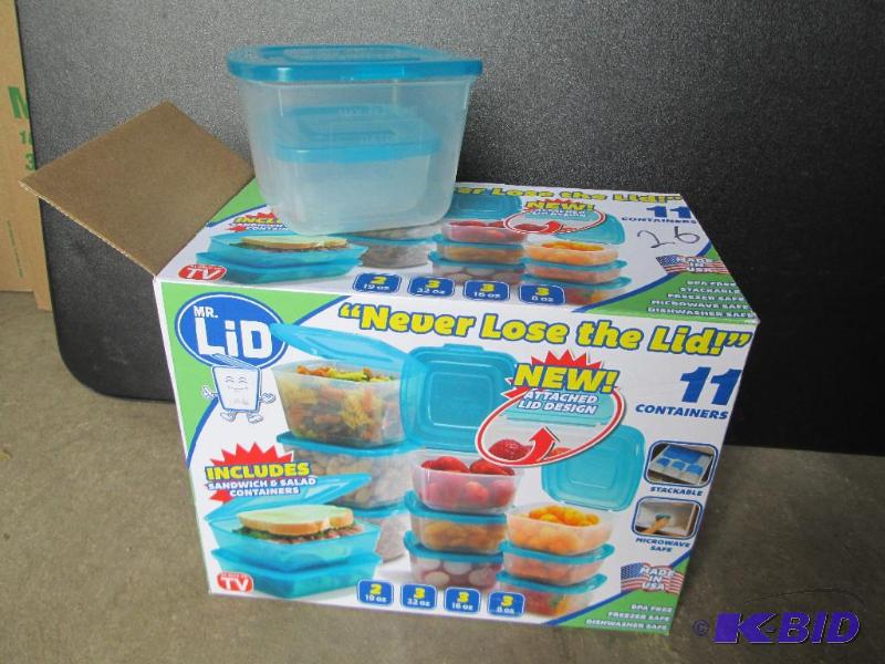 lot 26 image: Set of plastic storage containers...