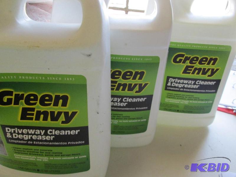 lot 71 image: 3 gallons Green Envy driveway cleaner and deg...