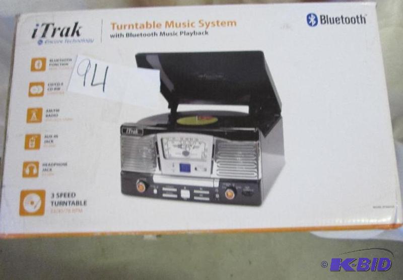 lot 94 image: I-Track music system with bluetooth, CD RW, ...