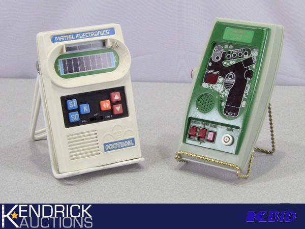 lot 69 image: 2 Vintage Handheld Tandy, and Mattel Electronics Video Games