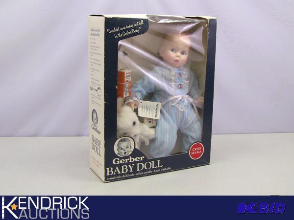 lot 73 image: New In Box Vintage Gerber Baby Doll