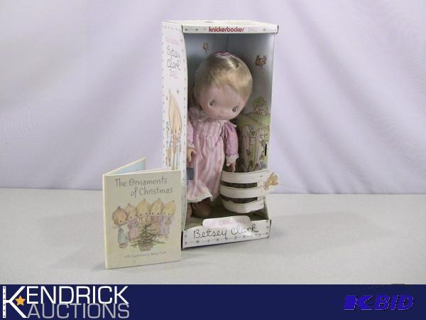 lot 74 image: Vintage Knickerbocker The Original Betsy Clark Doll with Book