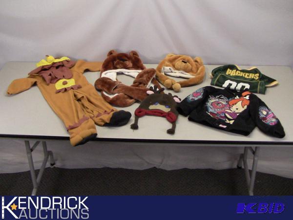 lot 82 image: Lot of Mint Condition Childrens Hats, Costume, and Jacket