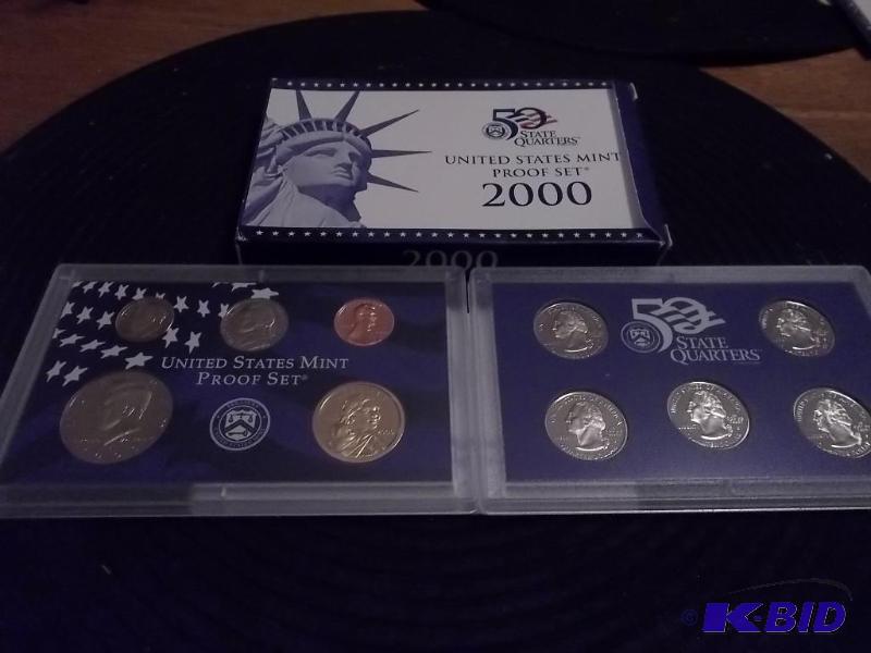 U.S. Mint Proof Set 2000 With State Quarters...