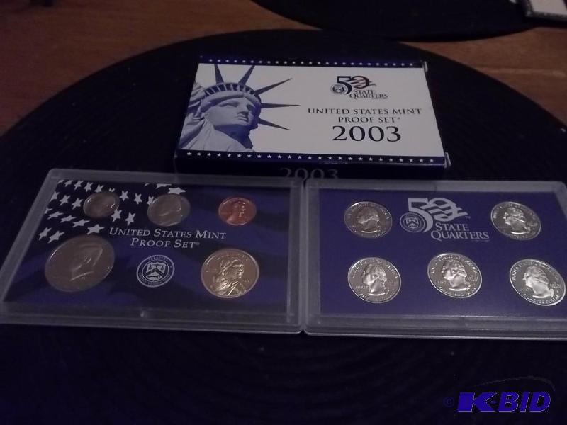 U.S. Mint Proof Set 2003 With State Quarters...
