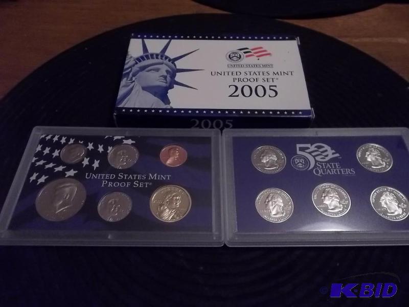 U.S. Mint Proof Set 2005 With State Quarters...
