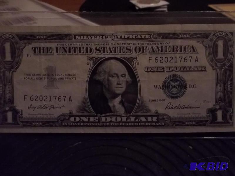 One Dollar Silver Certificate 1957 XF...
