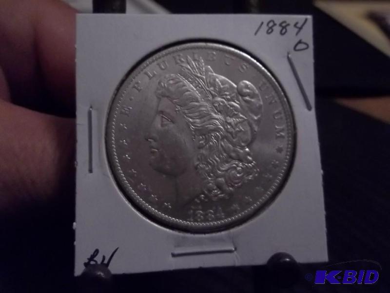 1884 O Morgan Silver Dollar BU...