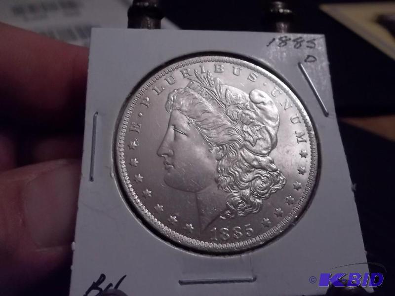 1885 O Morgan Silver Dollar BU...