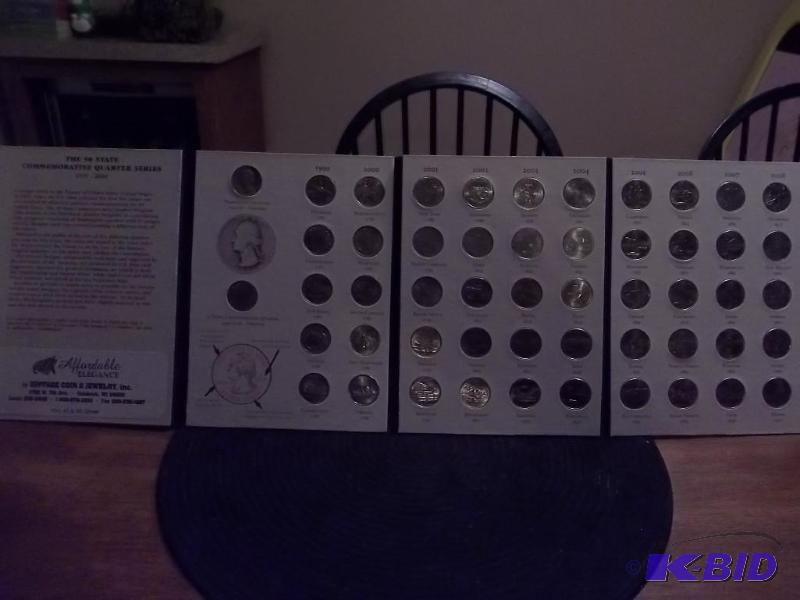 Complete Collection Of 50 State Quarters In A...