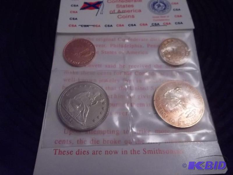 Collection Of US Confederate&nbspCoin Restri...