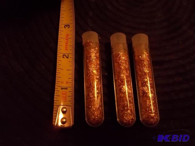 3-Vials Of Real Gold Flake...
