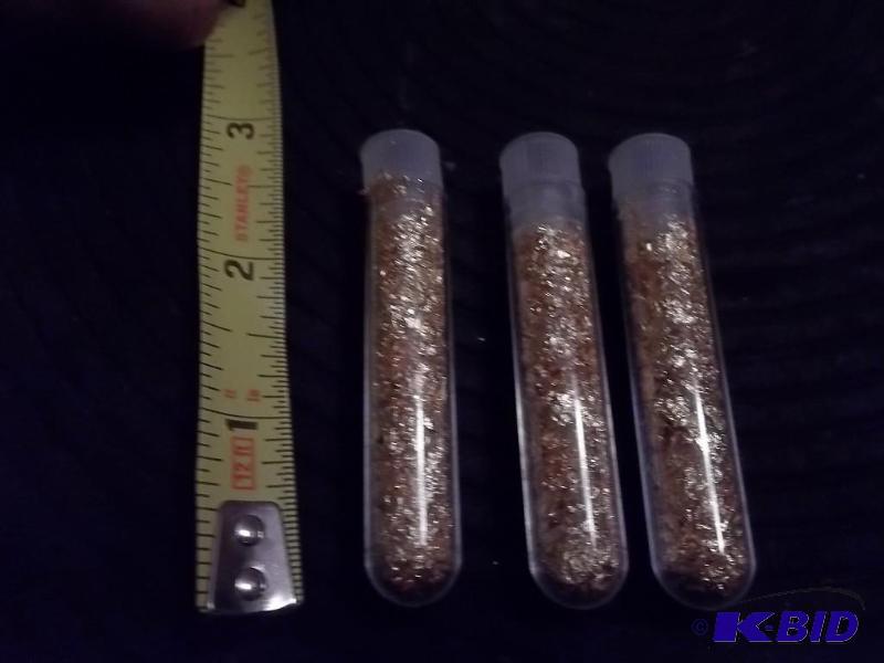 3-Vials Of Real Gold Flake...