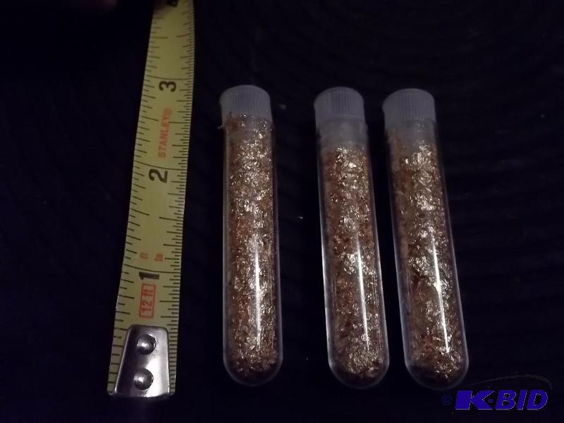 3-Vials Of Real Gold Flake...