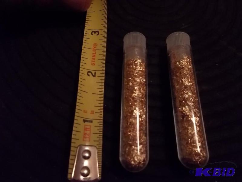 2-Vials Of Real Gold Flake...