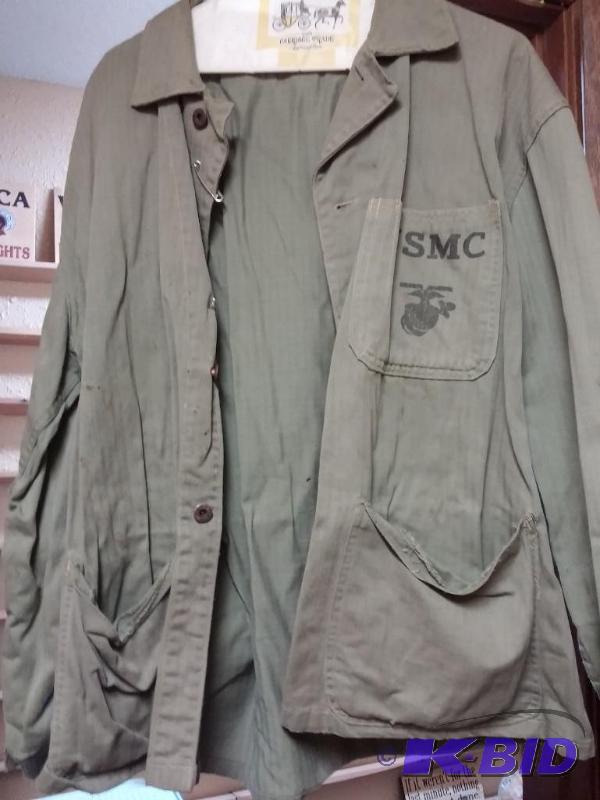 lot 10 image: Vintage USMC Jacket...