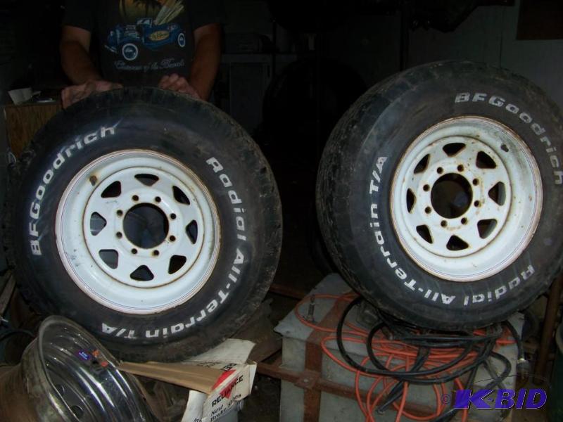 2 BF Goodrich Tires and Rims