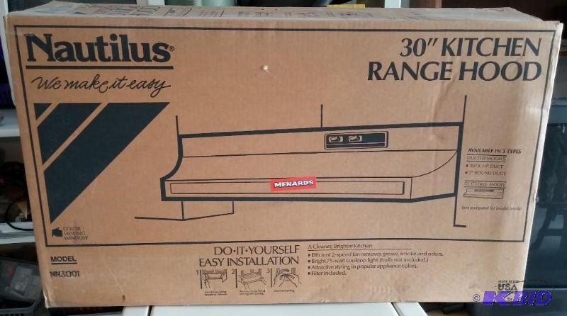 lot 3 image: Nautilus Range Hood NEW...
