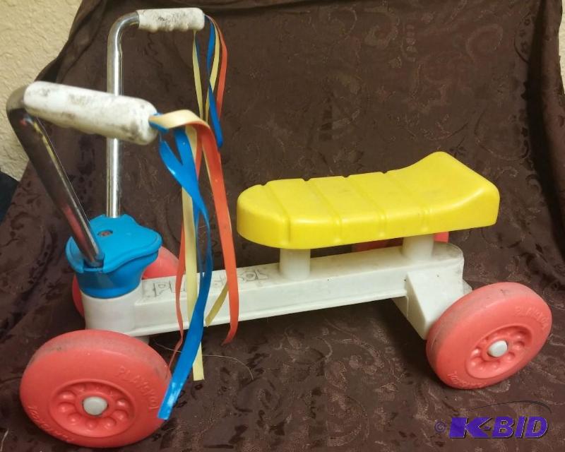 lot 32 image: Vintage Playschool Riding Bike...