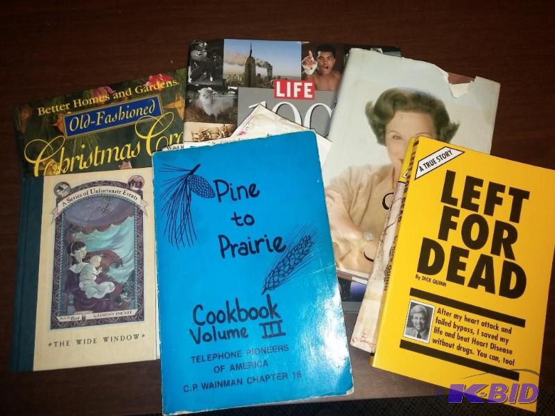 lot 41 image: Lot of hard cover books, Dear Abbey..MORE...