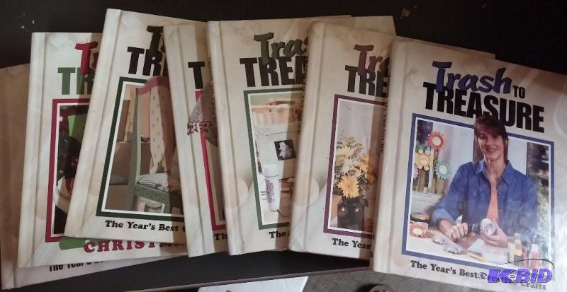 lot 48 image: Lot of Trash to Treasures Hard Cover Books...
