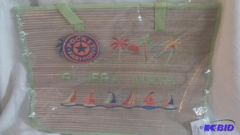 lot 72 image: New Rivera Maya Beach Bag...