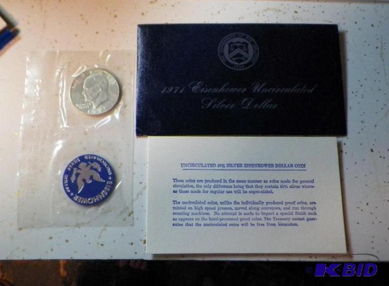 1971 S 40% Silver Ike Dollar