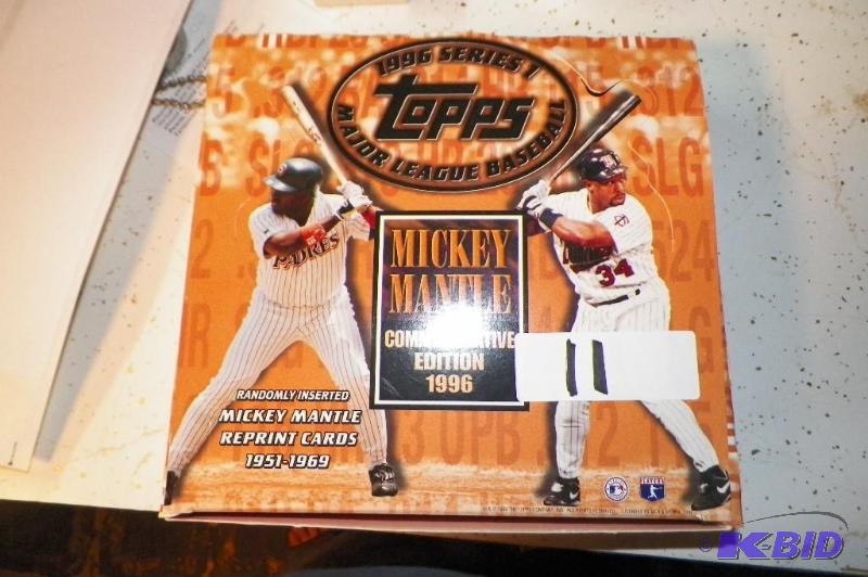 Box of 1996 Series 1 Topps Baseball Cards