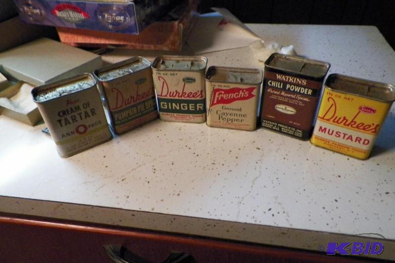 6 Spice Tins