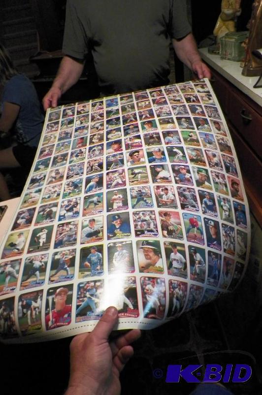 1989 Topps Uncut Sheet