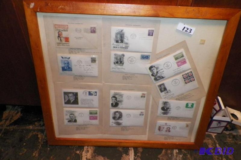 Framed First Day Covers of Presidents
