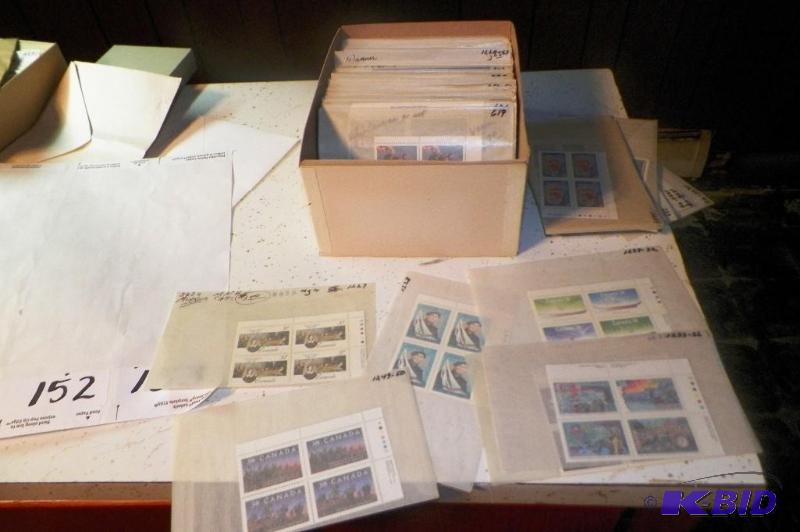 Box of Unused Canadian Stamps