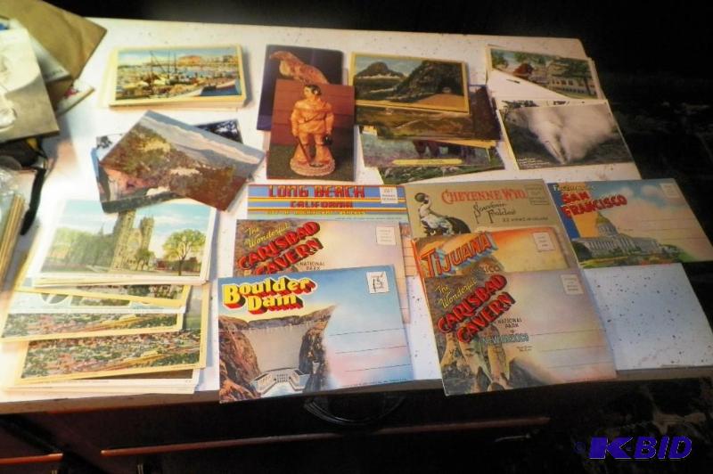 Cigar Box Full of Old Postcards